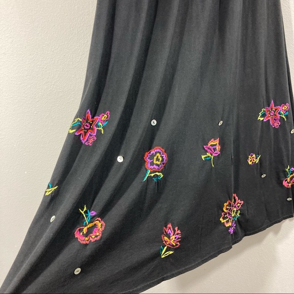 Vintage Embroidered Maxi Skirt Size Medium - Picture 6 of 6